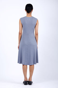 cotton sleeveless crewneck dress 2x1