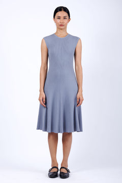 cotton sleeveless crewneck dress 2x1