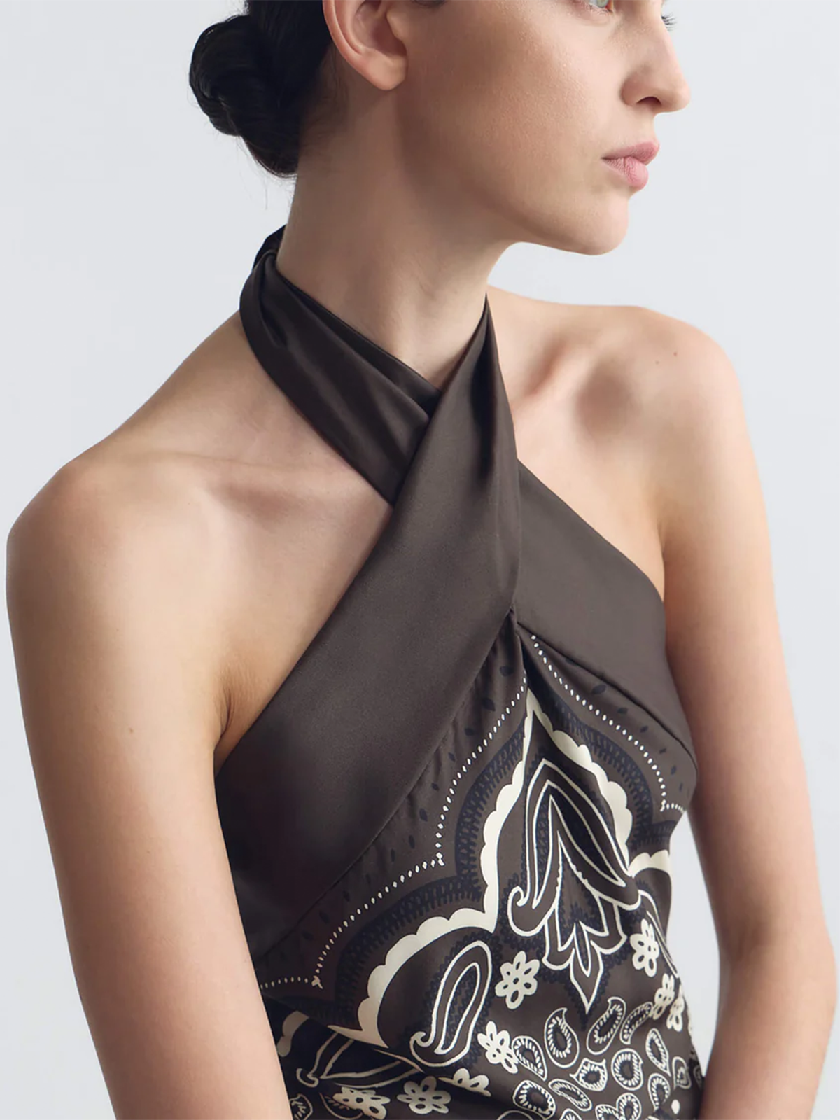 Solal Silk Halterneck Top