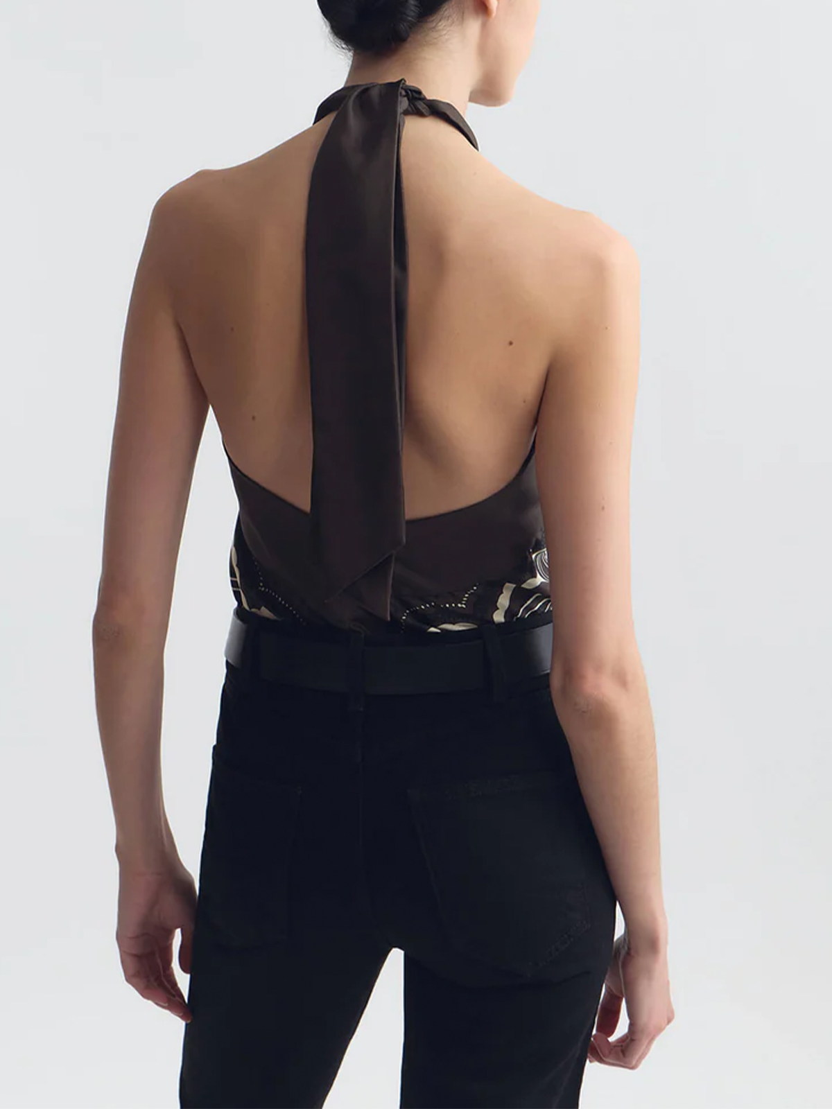 Solal Silk Halterneck Top