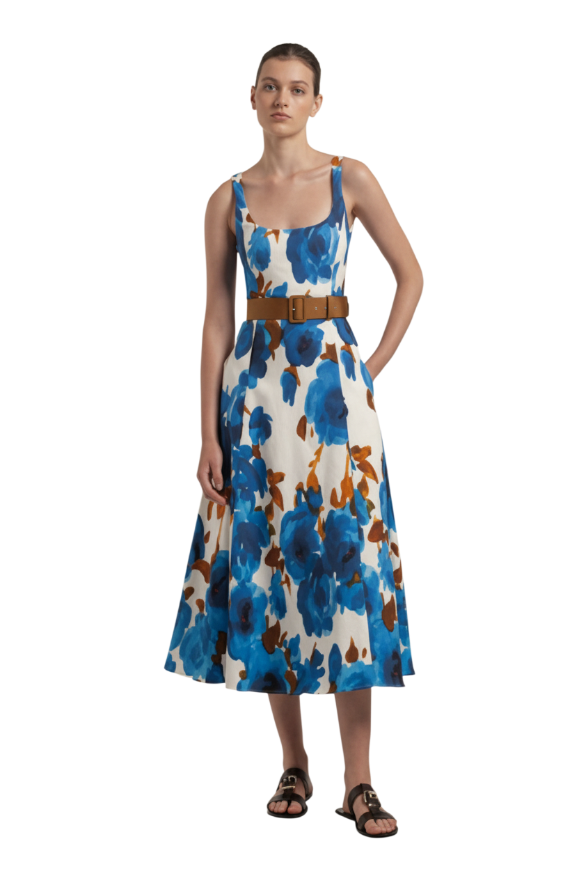 Stretch Midi Dress
