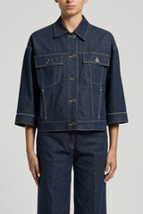 Stretch Twill Denim Dust Coat