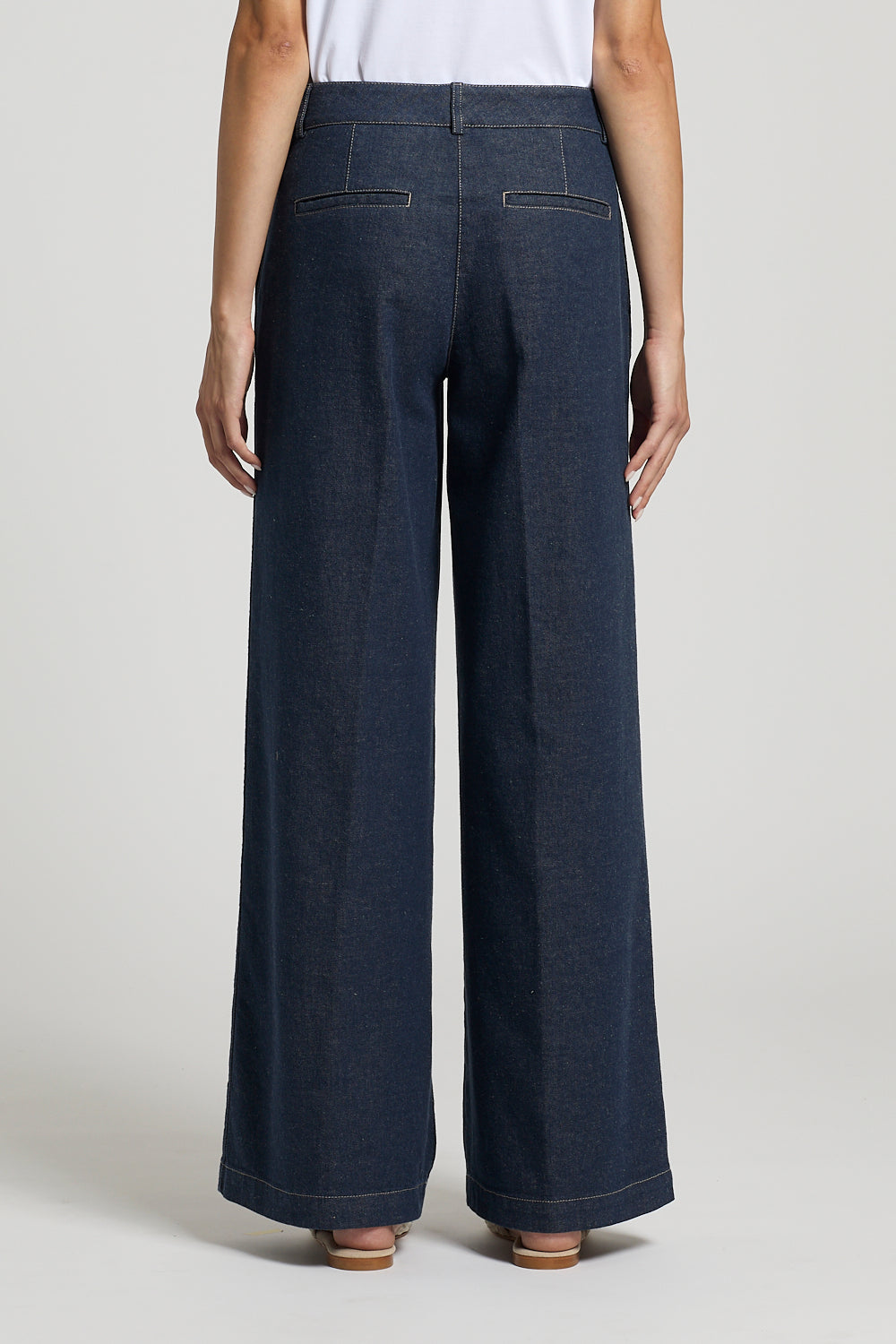 Stretch Twill Denim Pants