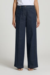 Stretch Twill Denim Pants