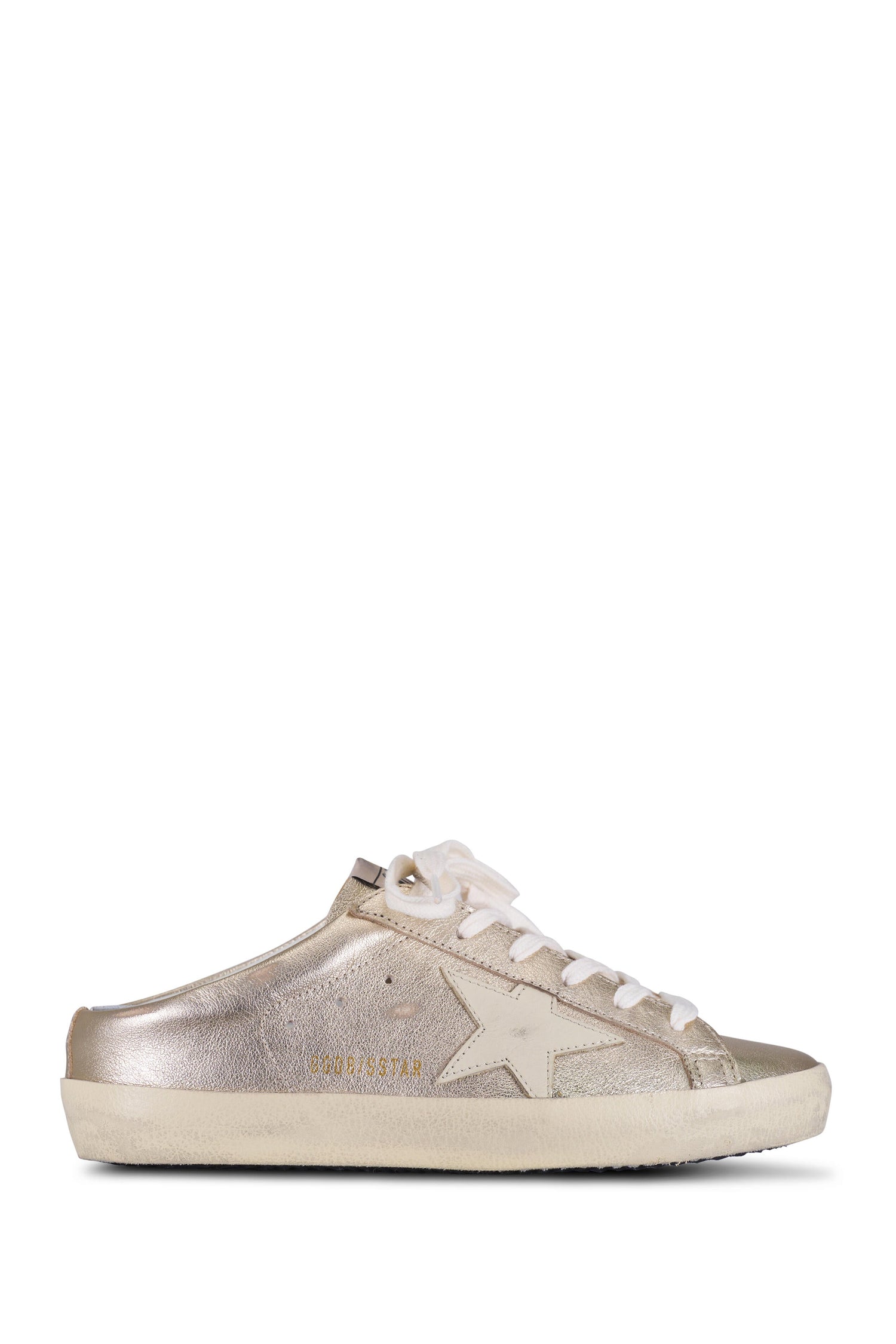 Super Star Sabot Metallic Leather Sneaker