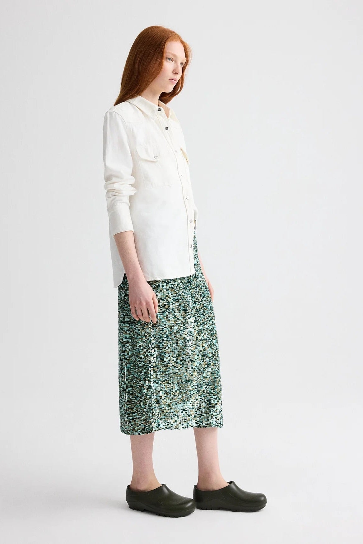 Sylkie Sequin Skirt