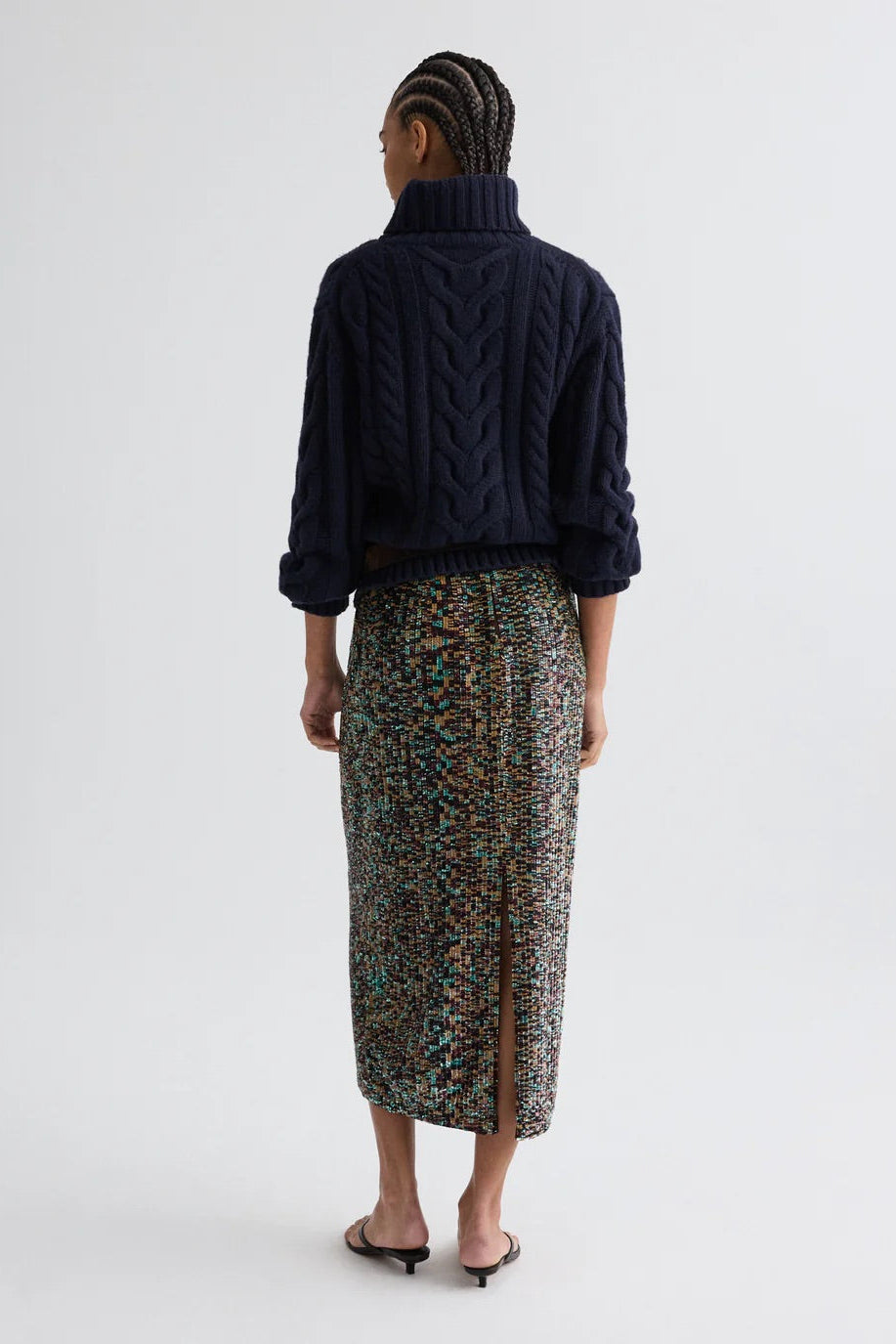 Sylkie Sequin Skirt