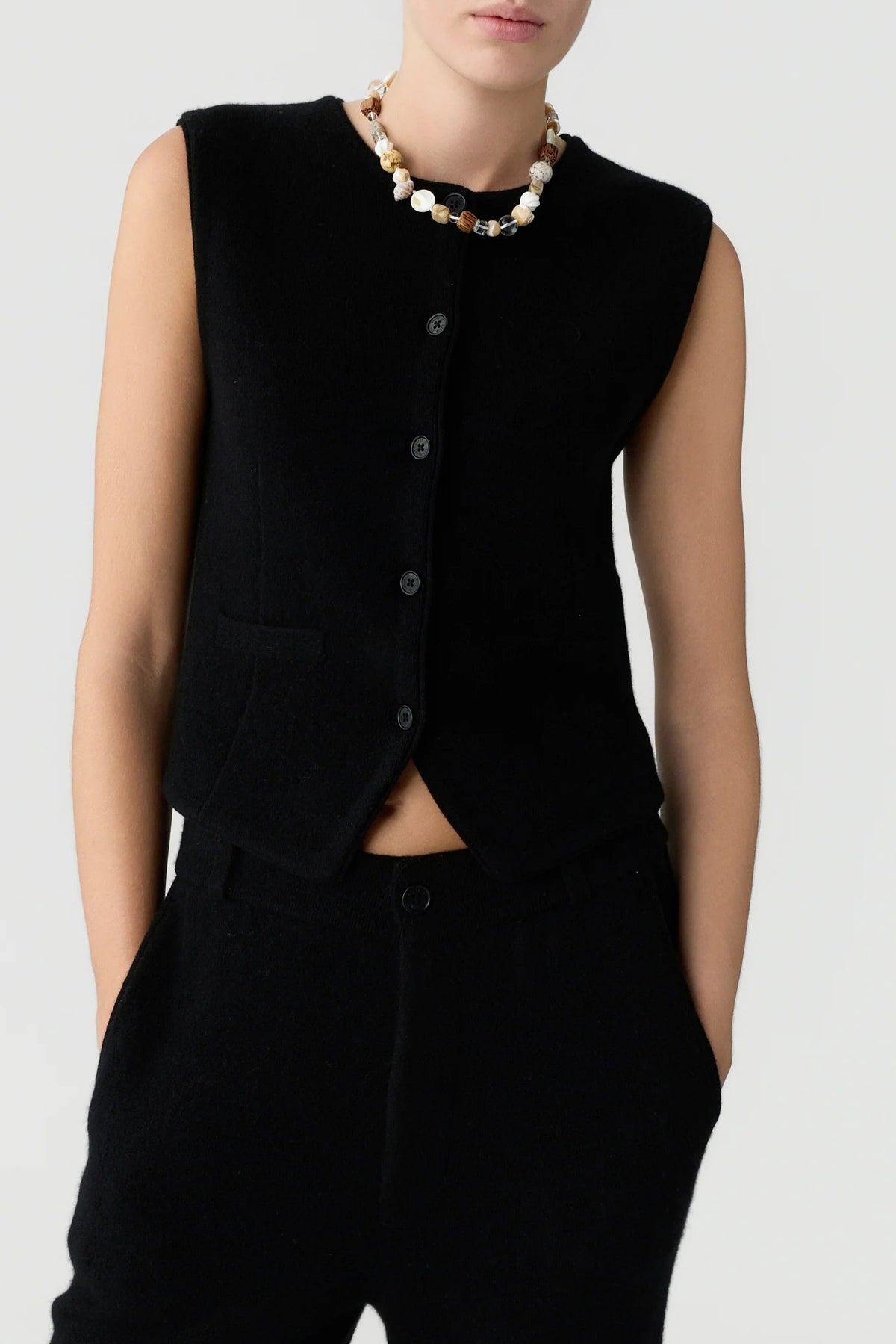 Tailored Crew Vest