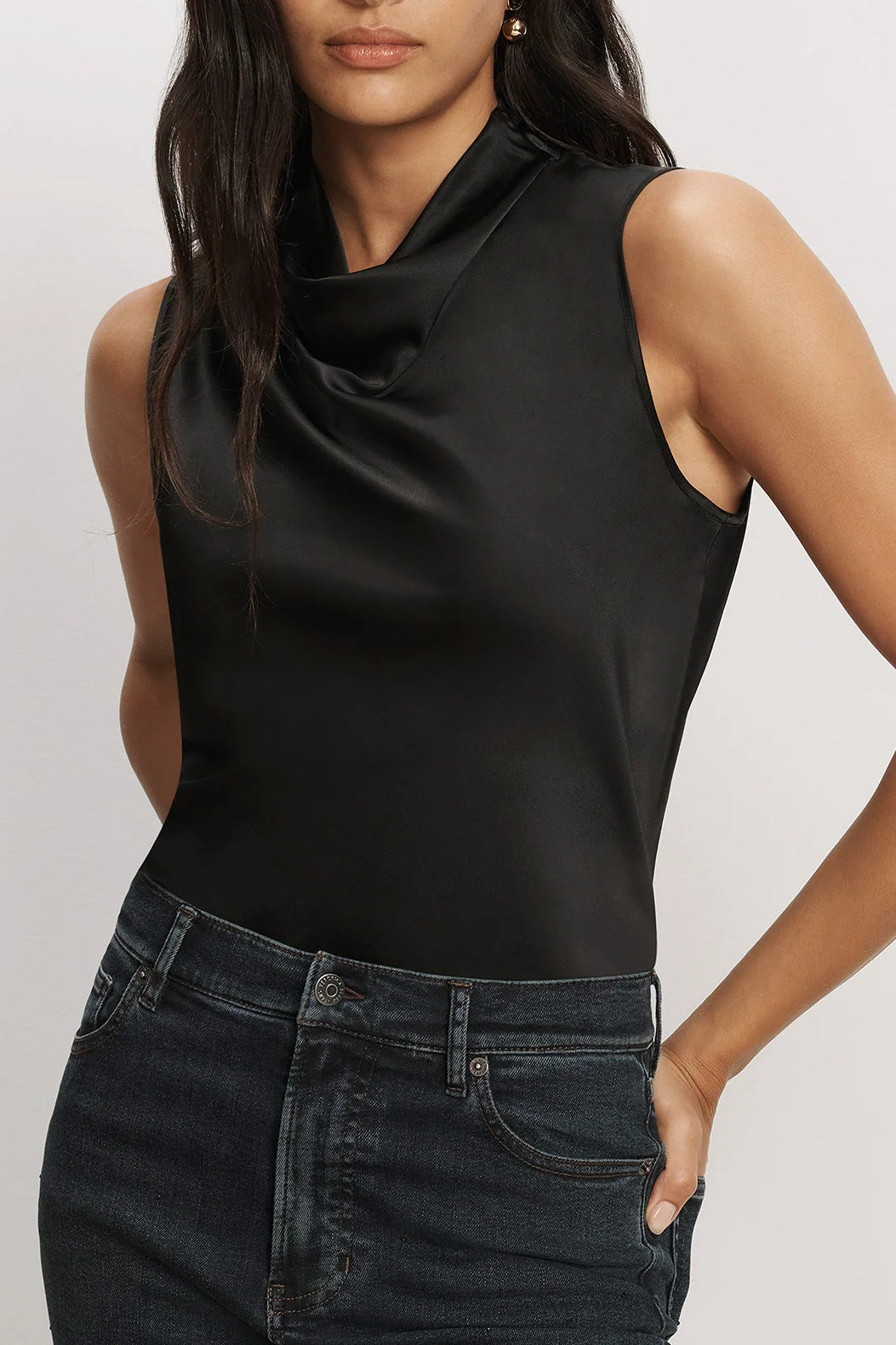 Veronica Beard Tam Top Black