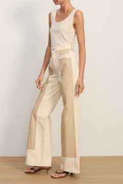 TAYLOR HIGH RISE WIDE LEG W/ R
