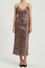 Taylor V-Neck Silk Dress