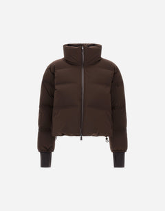 Herno PI002230D-8815 dark brown puffer jacket - ghost front