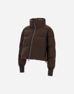 Herno PI002230D-8815 dark brown puffer jacket - ghost front alt