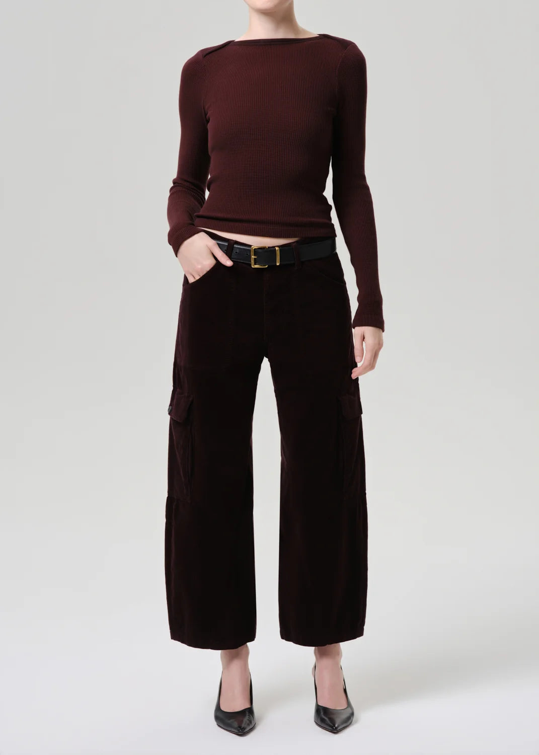 Thassos Twisted Seam Utility Pant