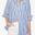White And Blue Stripe