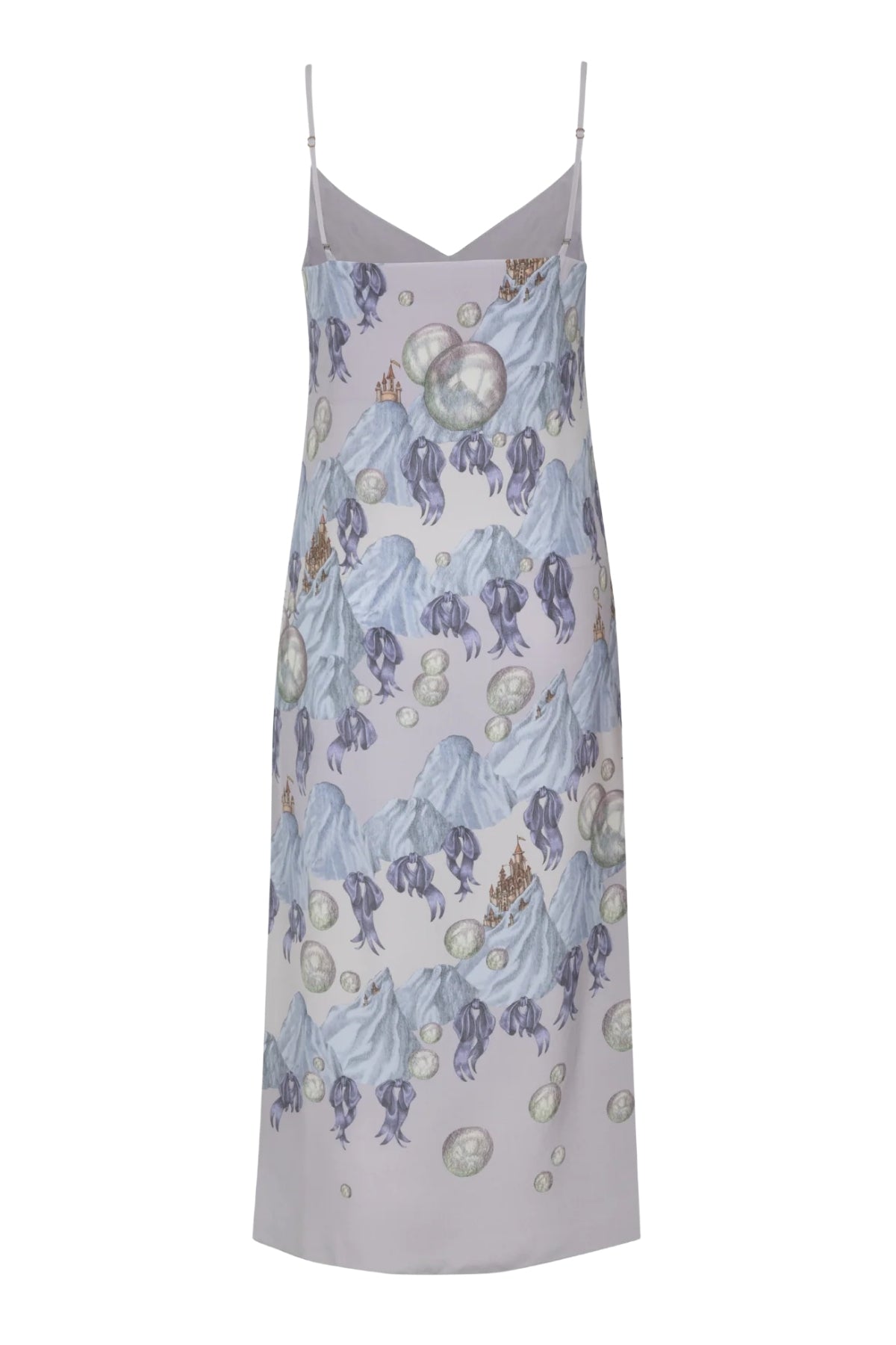The Glass Swan - V Neck Dress