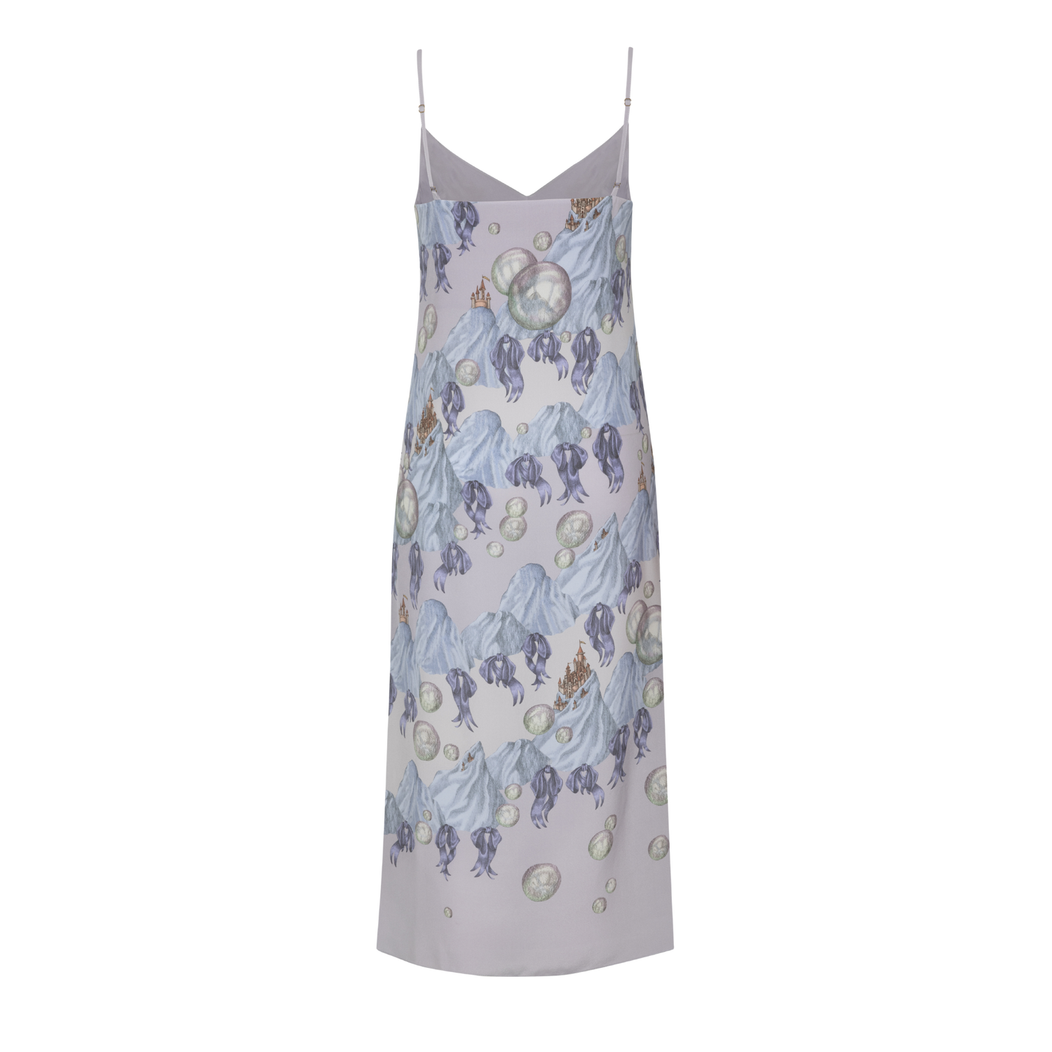 The Glass Swan - V Neck Dress