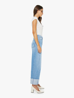 Half Pipe Ankle Cuff Fray Barrel Jeans | Women’s Denim