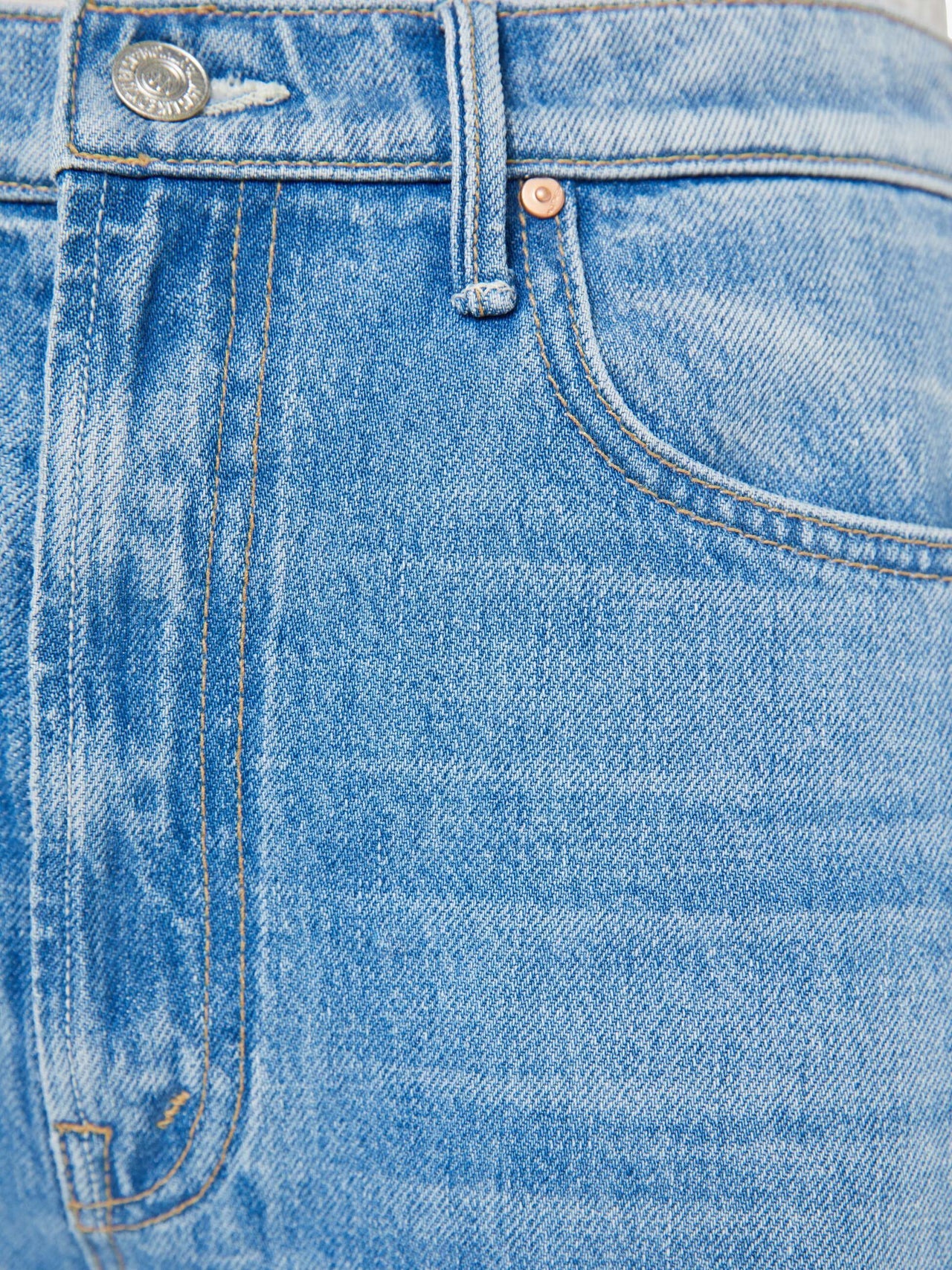 Half Pipe Ankle Cuff Fray Barrel Jeans | Women’s Denim