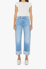 Half Pipe Ankle Cuff Fray Barrel Jeans | Women’s Denim