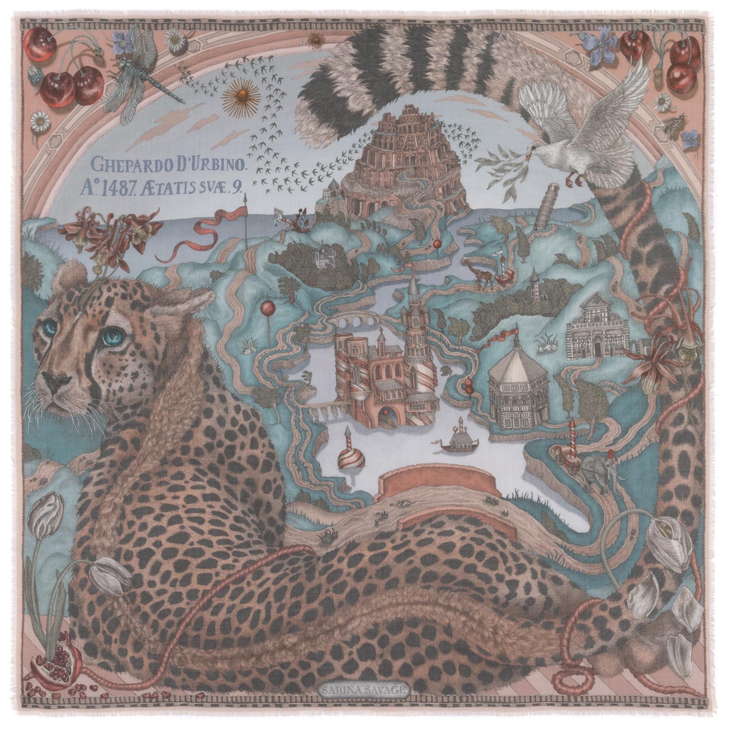 The Medici Cheetah 135 Cashmere