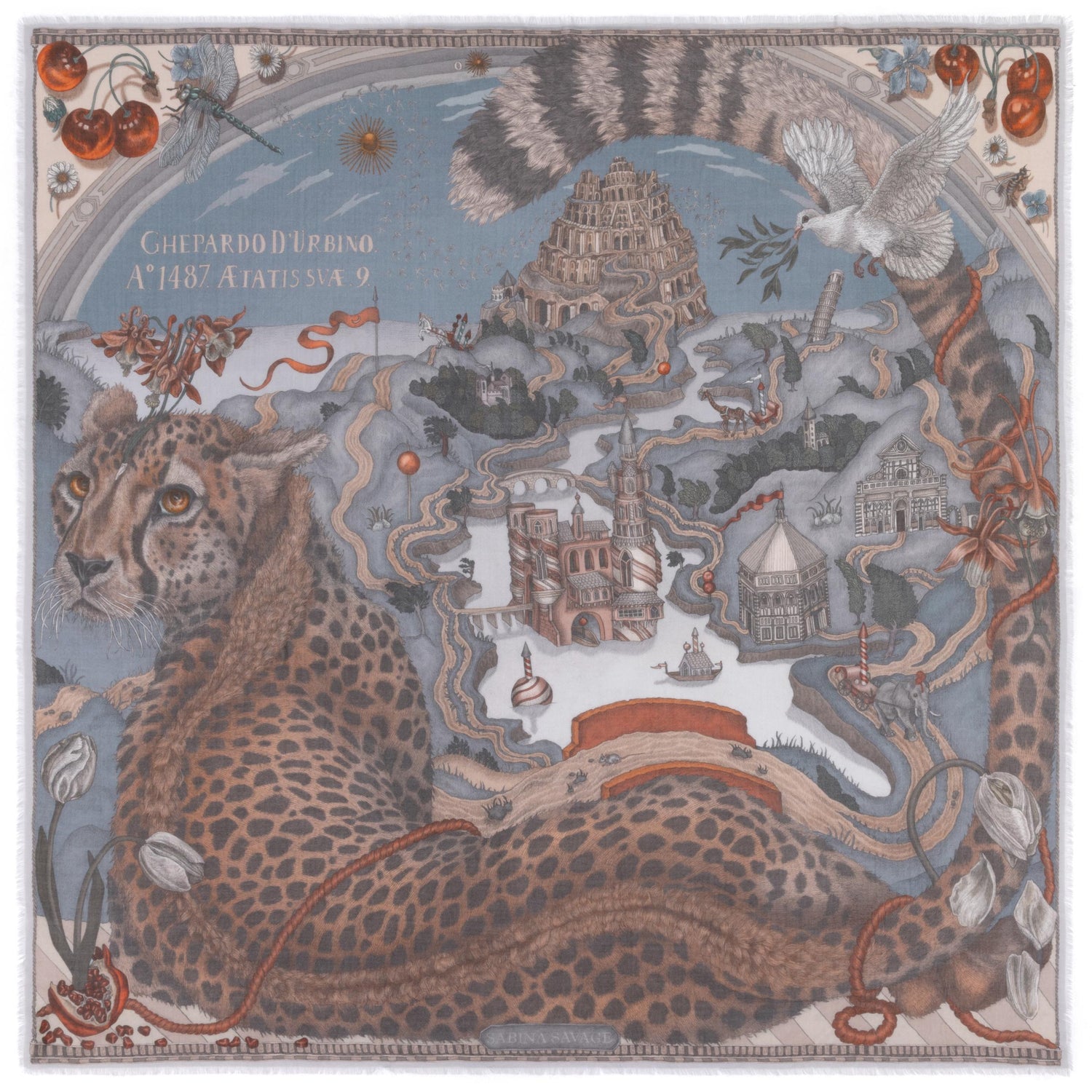 The Medici Cheetah 135 Cashmere