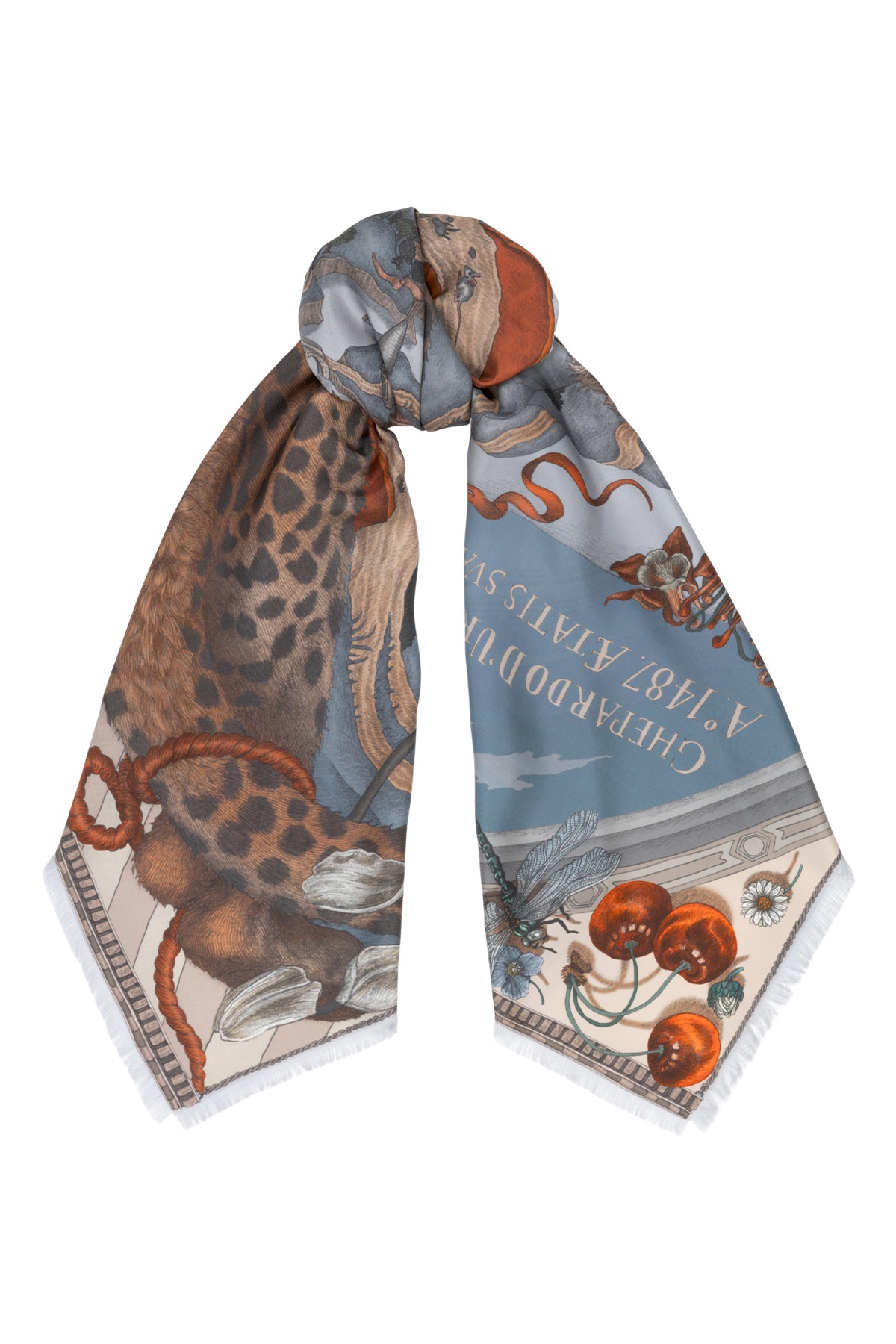 The Medici Cheetah 135x135 Silk