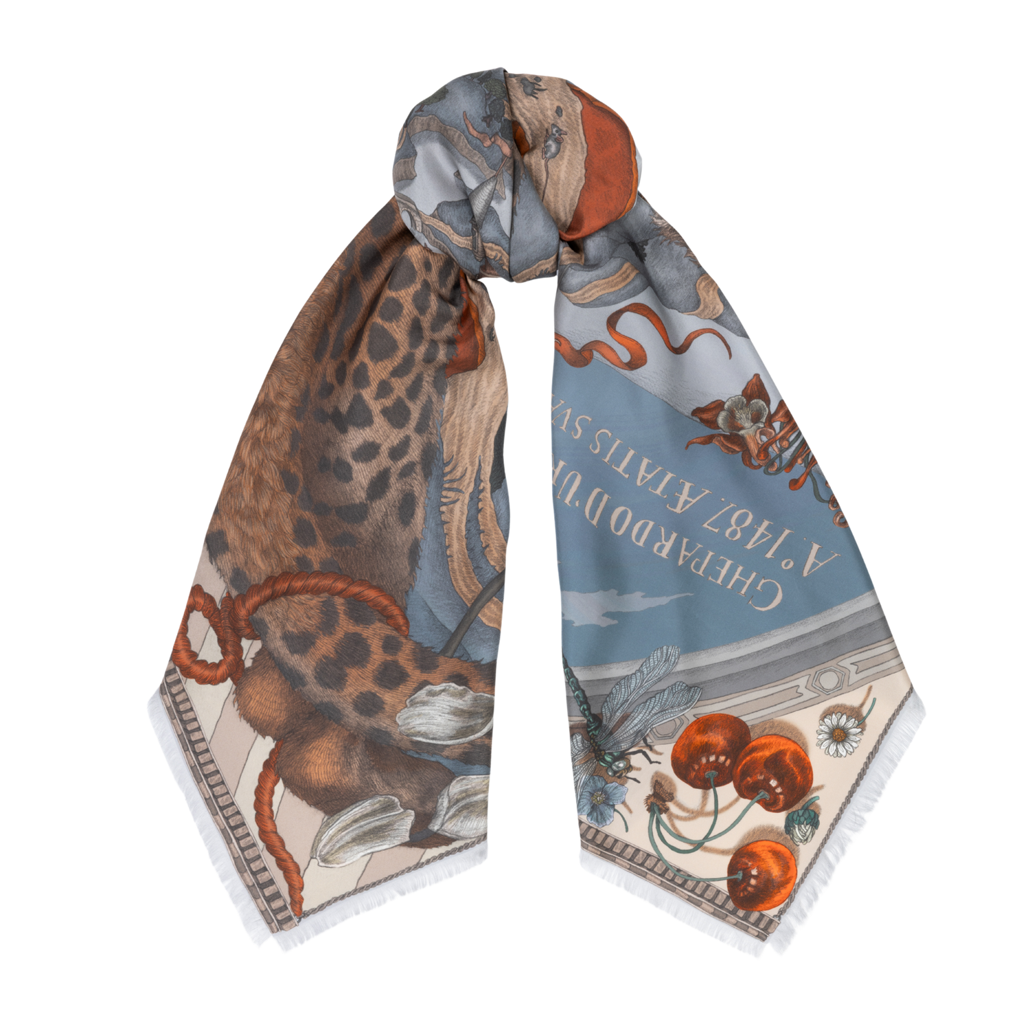 The Medici Cheetah 135x135 Silk