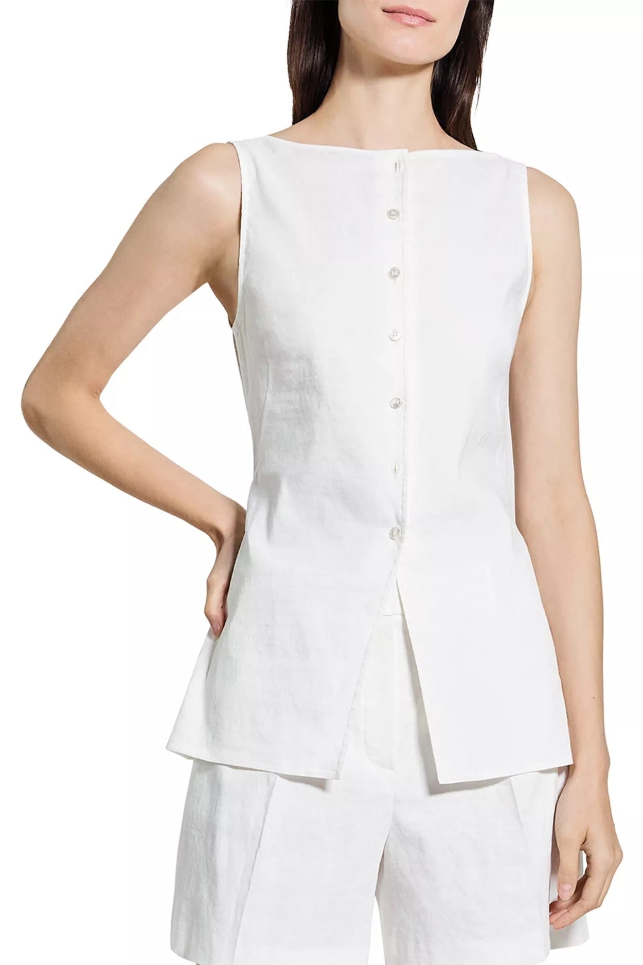 Boatneck Cutaway Top