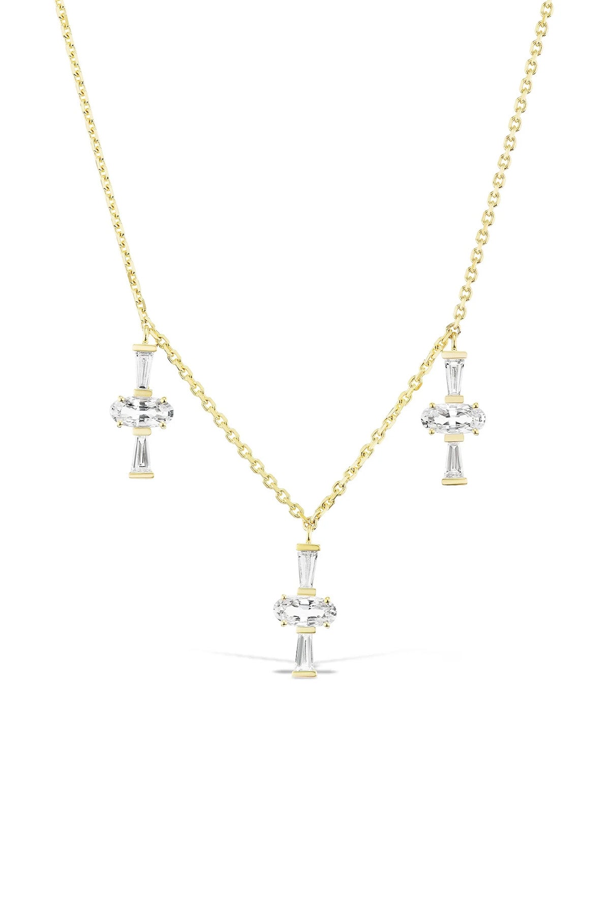 Three Charm Necklace