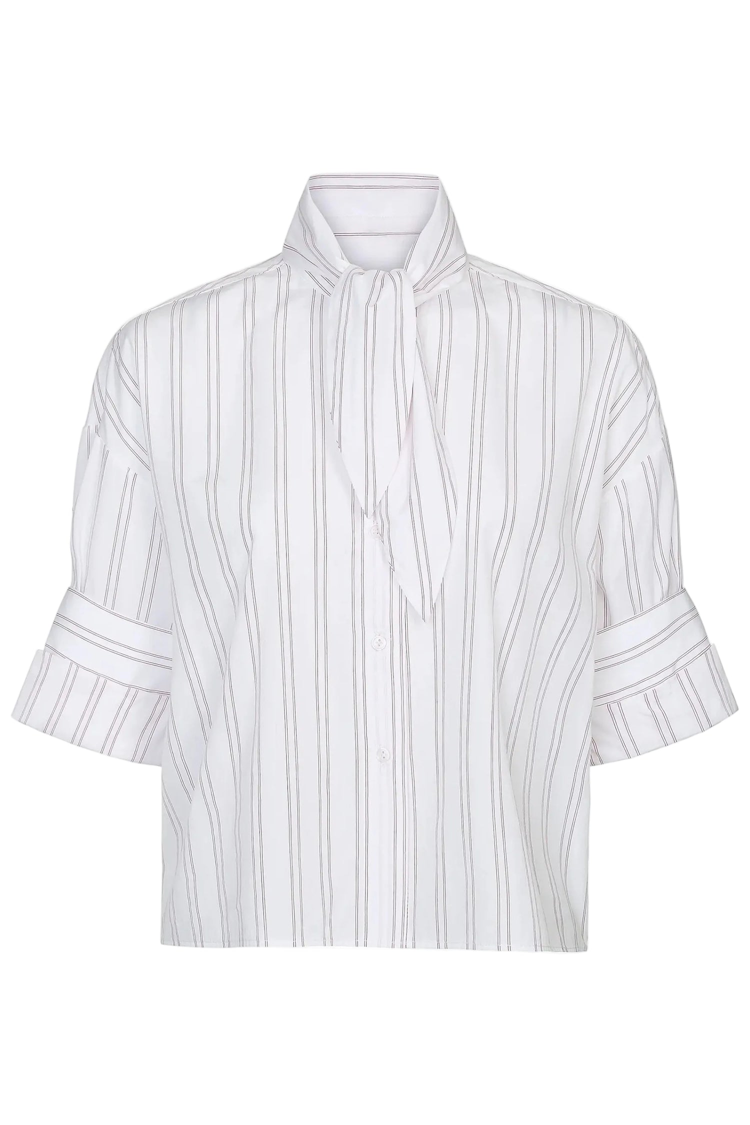Tie One On Cropped Shirt