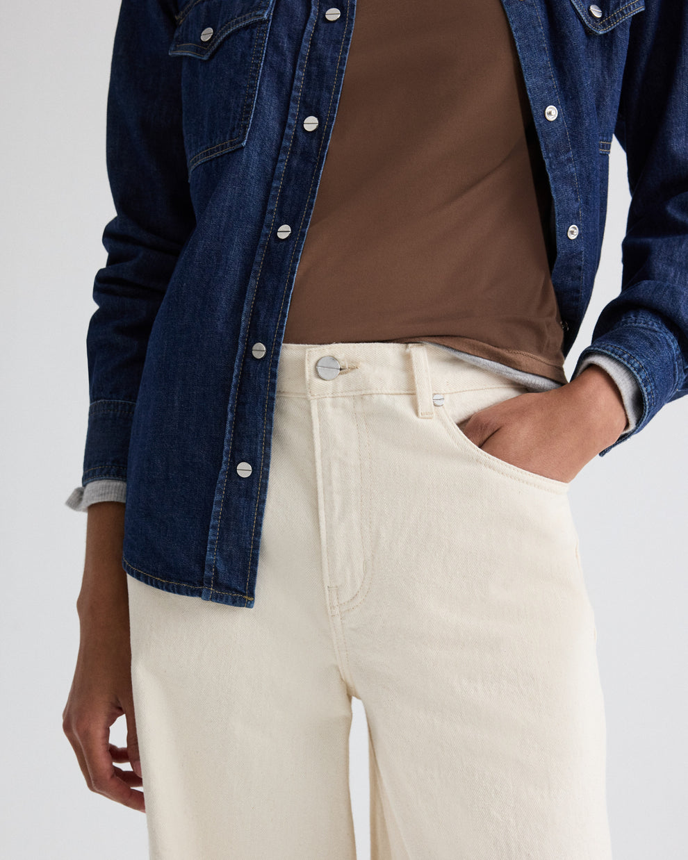 Tiny Dancer Denim Pant – Mid-Rise Wide Leg Jeans