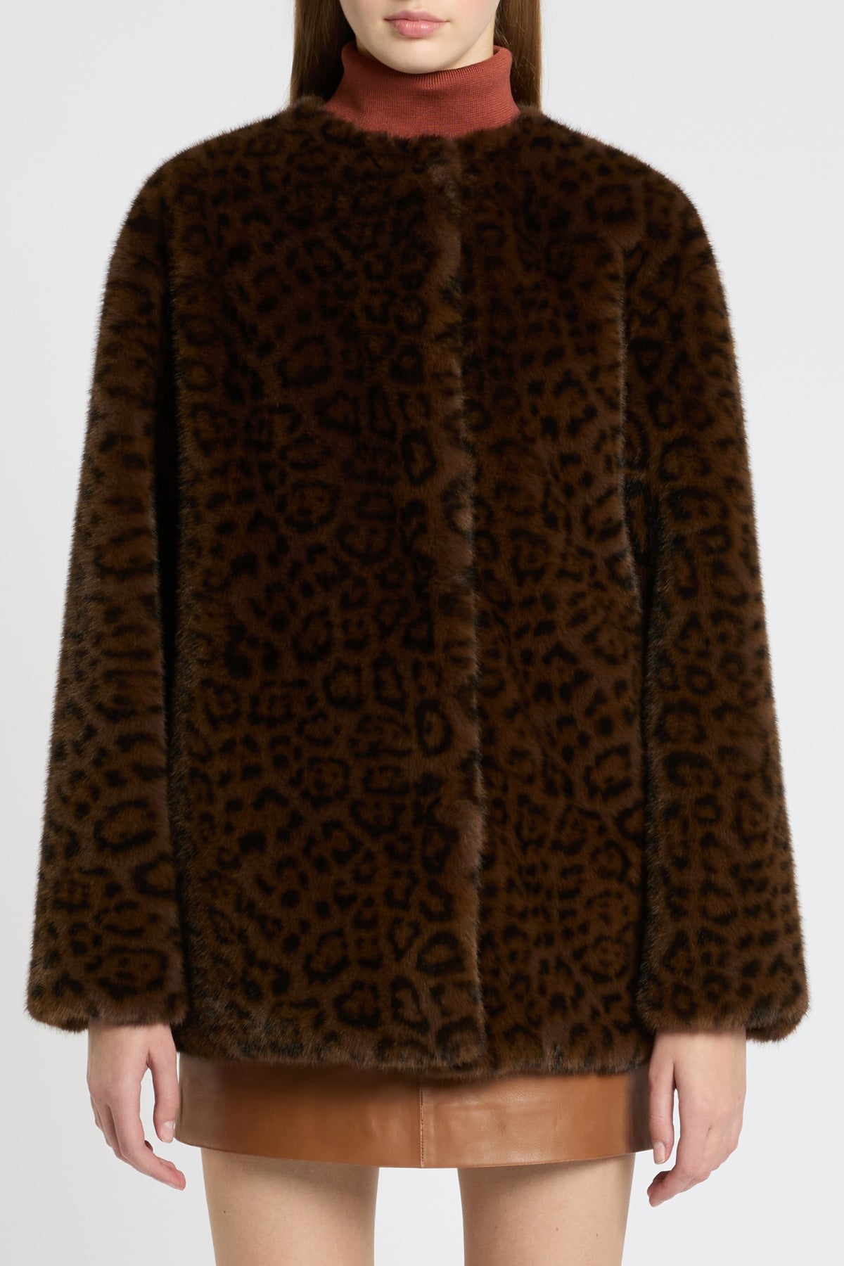 Ultra Soft Cheetah Short Coat