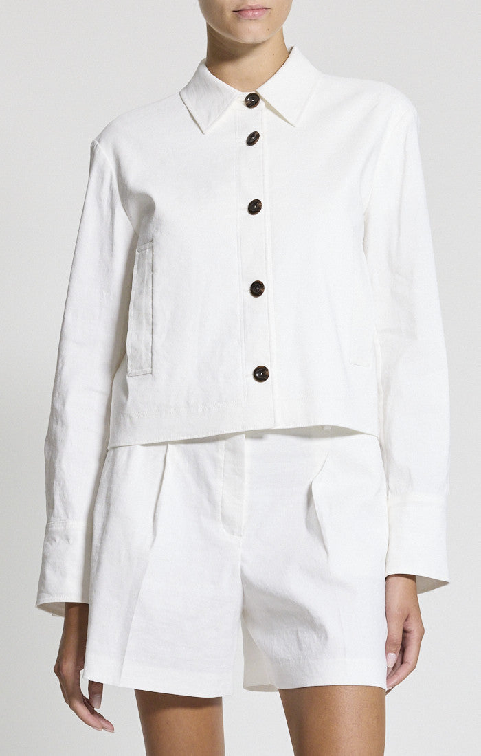 Crop Shirt Jacket