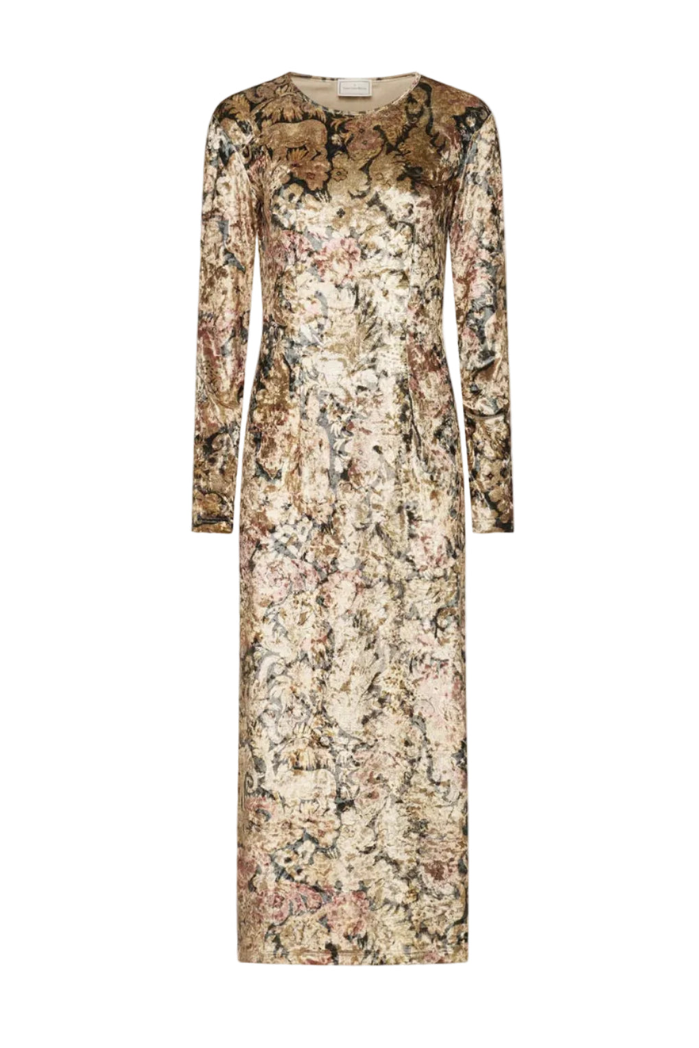Velvet Printed Dress