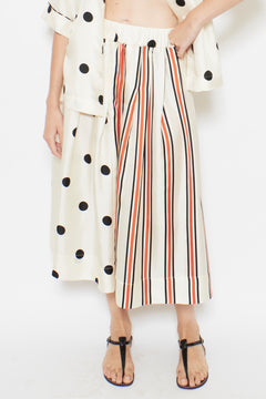 VENISE Skirt | Mix Pois Grosso Noir Ecru Stylish Women’s Skirt