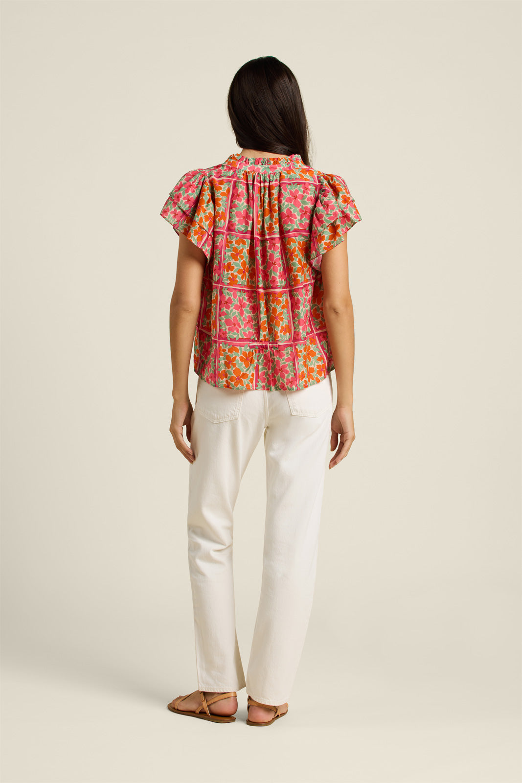 Violette Blouse Botanic Tile