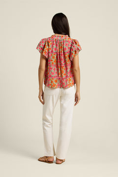 Violette Blouse Botanic Tile