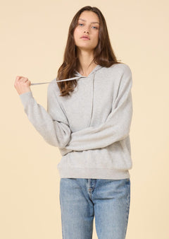 Warwick Hoodie – Cotton Viscose Everyday Pullover-Heather Grey