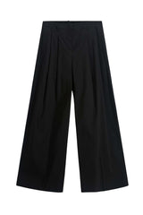 Wide Leg Popeline Pants