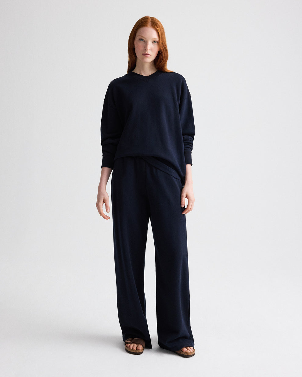 PJ Pant – Lightweight French Terry Wide Leg