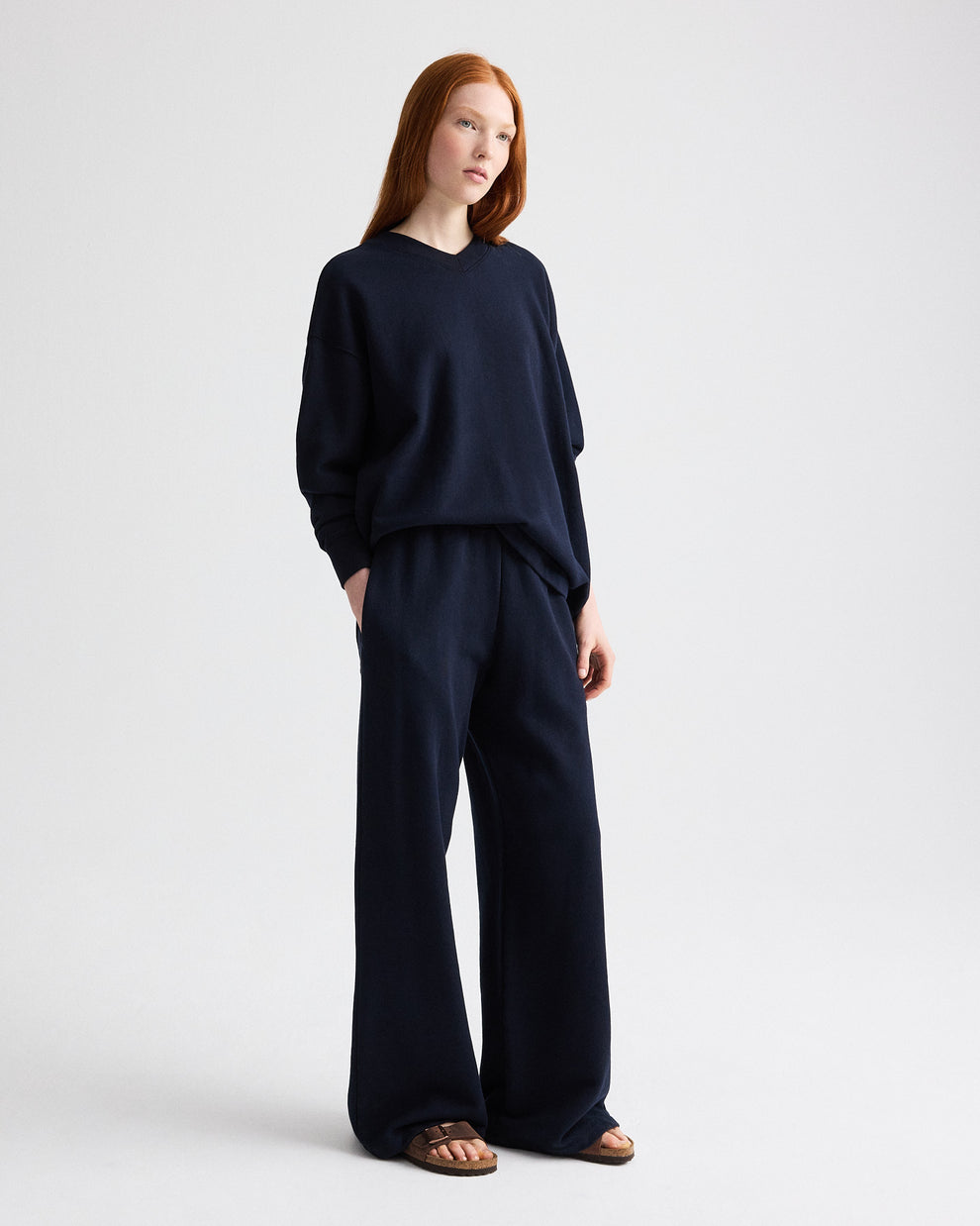PJ Pant – Lightweight French Terry Wide Leg
