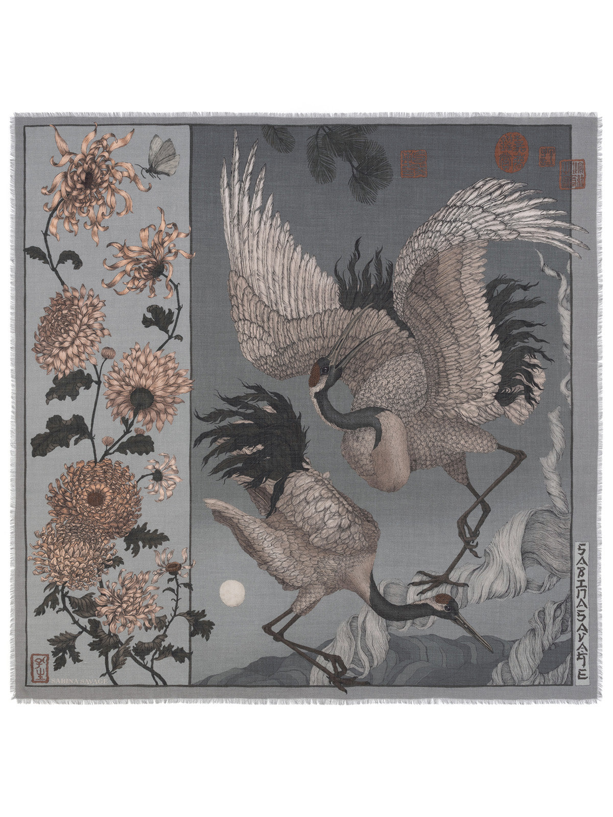 Wind Dancer, Heaven Caller Cashmere Shawl 135