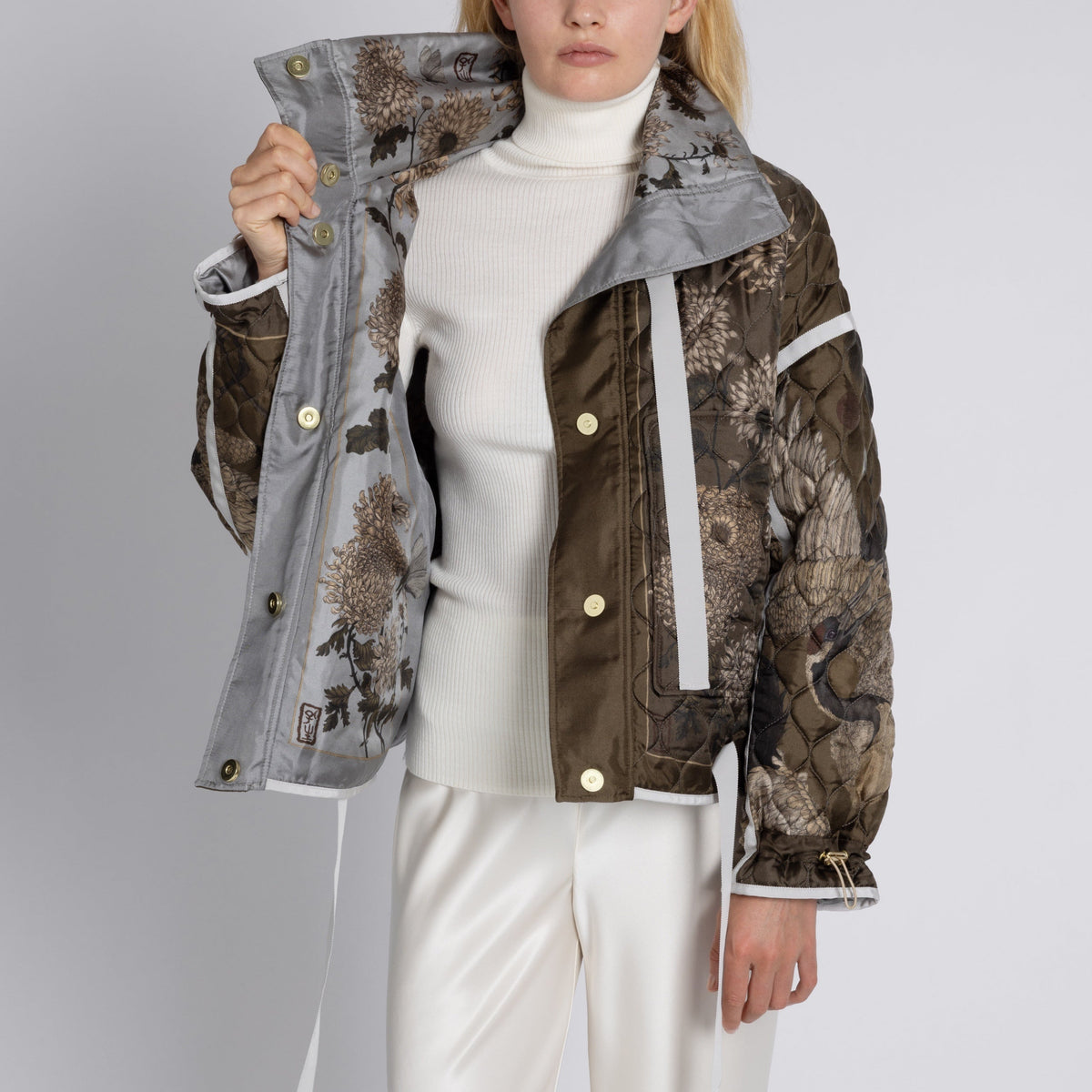 Wind Dancer, Heaven Caller Reversible Quilted Jacket - vendor photo - open