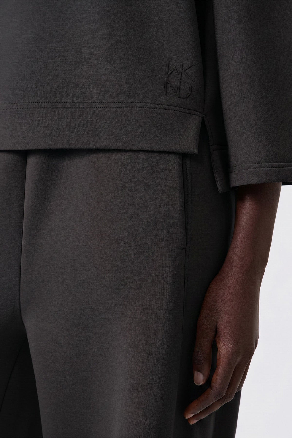 Wkdvasto Boxy Sweatshirt In Scuba Jersey
