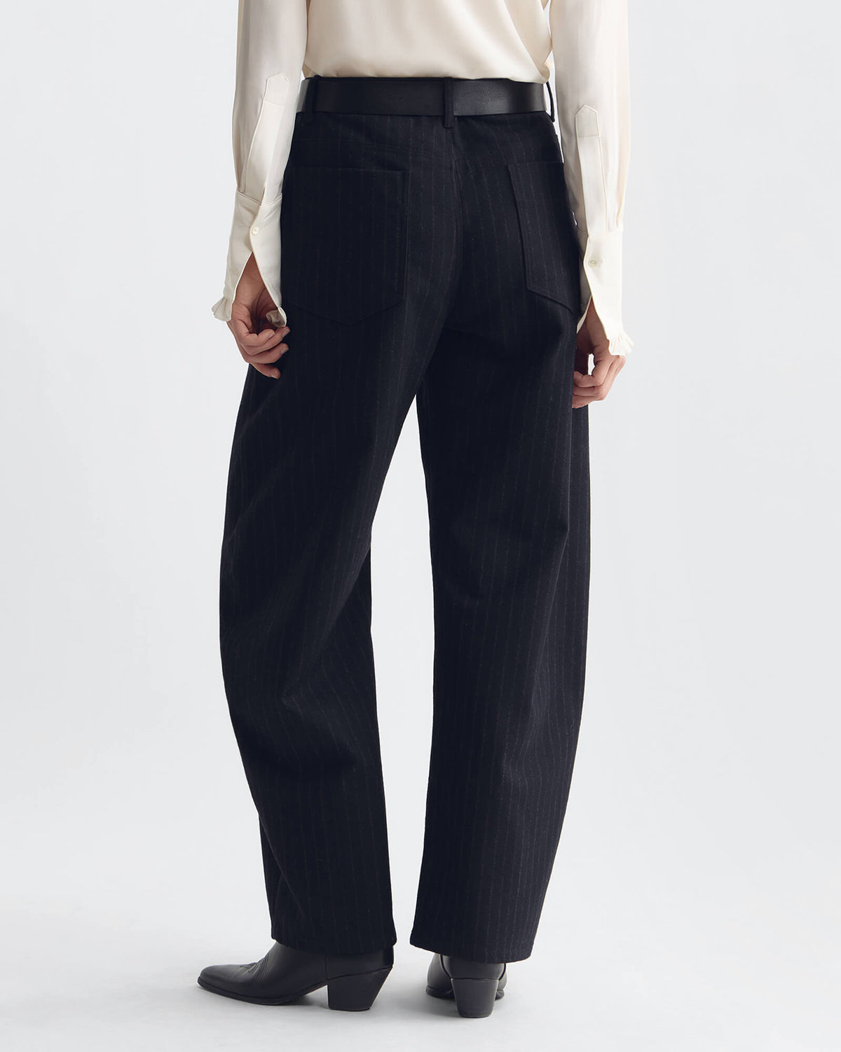 Tribeca Pant Black Pinstripes