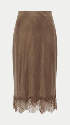 Yvette Skirt Olive Brown