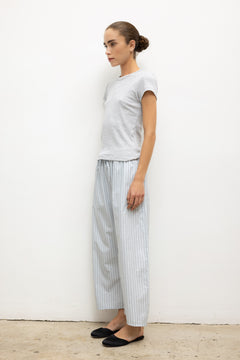YOSHI STRIPE CROP DRAWSTRING PANT