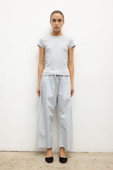 YOSHI STRIPE CROP DRAWSTRING PANT