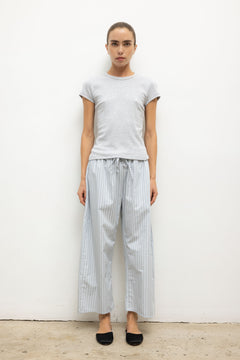 YOSHI STRIPE CROP DRAWSTRING PANT